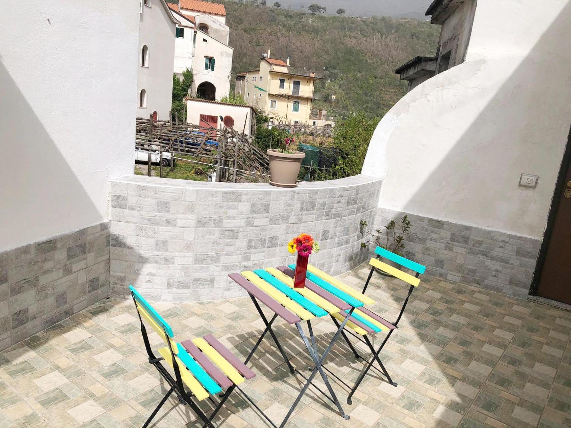 Amalfi Coast Casa Vacanze Marino Tramonti Luaran gambar
